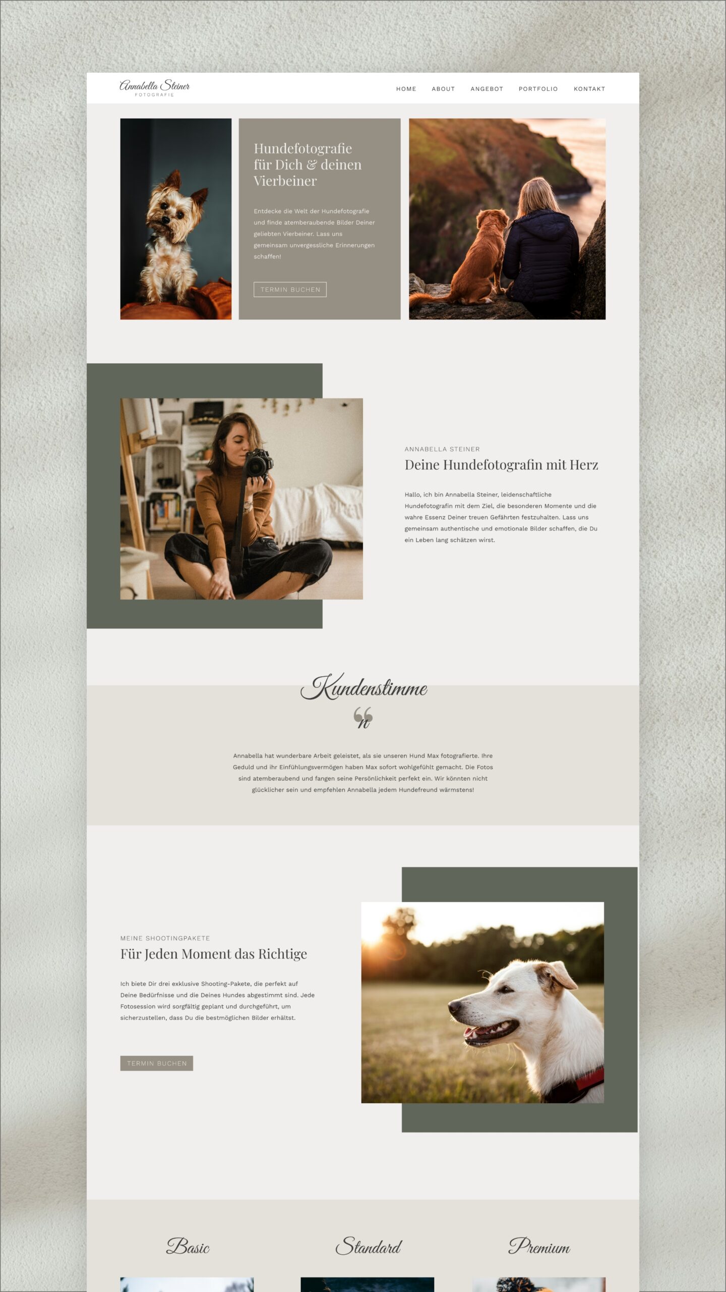 Tierfotografen One-Pager Template Kit für Elementor WordPress – Bild 5